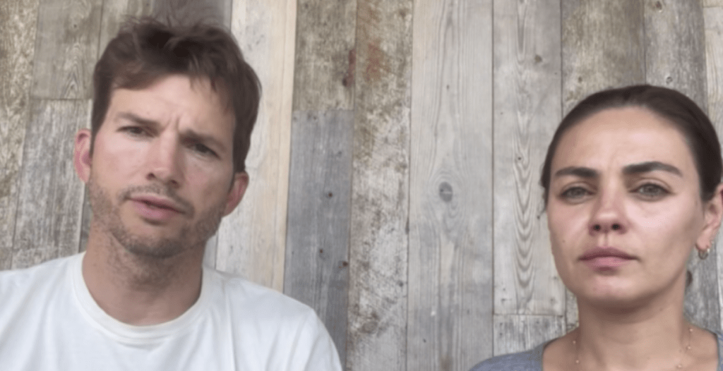 Ashton Kutcher et Mila Kunis