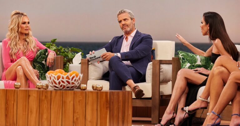 La juge Tamra critiquée pour avoir attaqué Andy Cohen à la réunion du RHOC