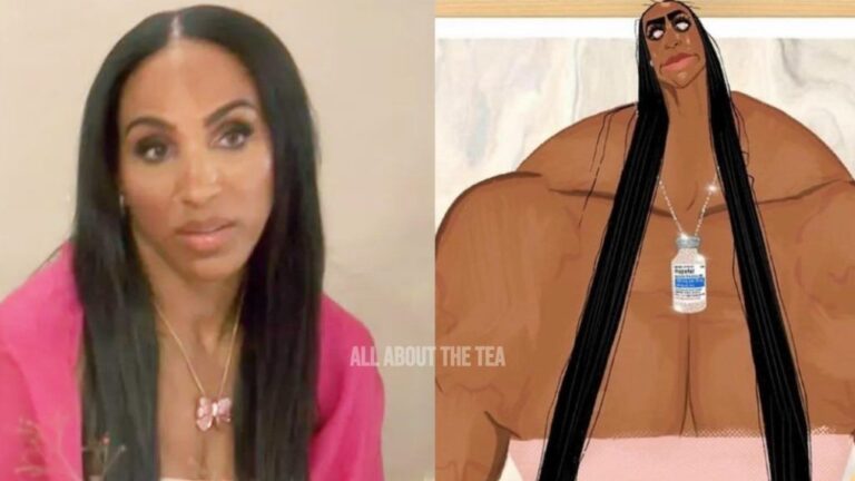 Annemarie Wiley JOUE LA CARTE DE LA COURSE après que l&rsquo;artiste l&rsquo;ait représentée comme Hulk Hogan dans une robe !