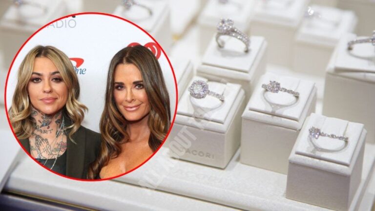 Kyle Richards, star de « RHOBH », passe sa bague d&rsquo;anniversaire à faire du shopping avec Morgan Wade