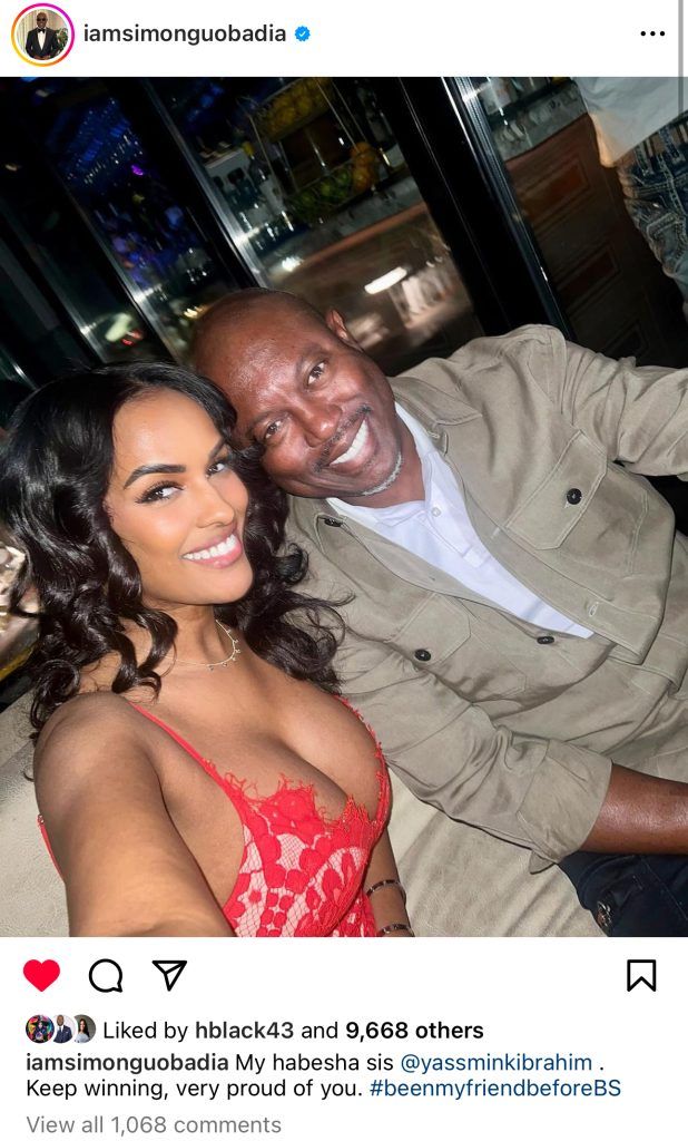 Yassmin Ibrahim et Simon Guobadia