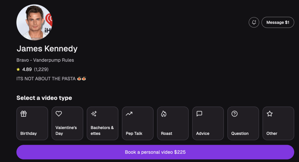 Camée de James Kennedy