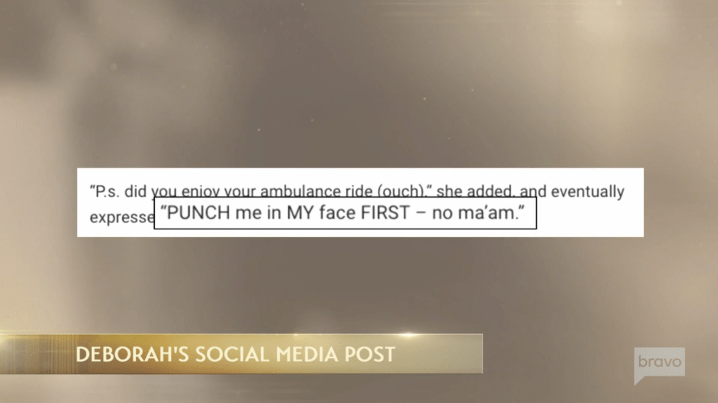 Récapitulatif RHOP - Ashley Darby