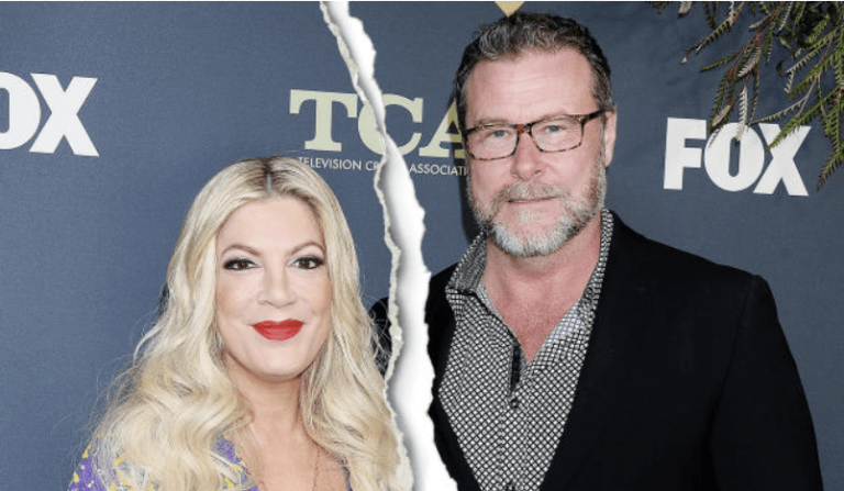 Tori Spelling tend une embuscade à Dean McDermott avec une demande de divorce lors d'un podcast en direct