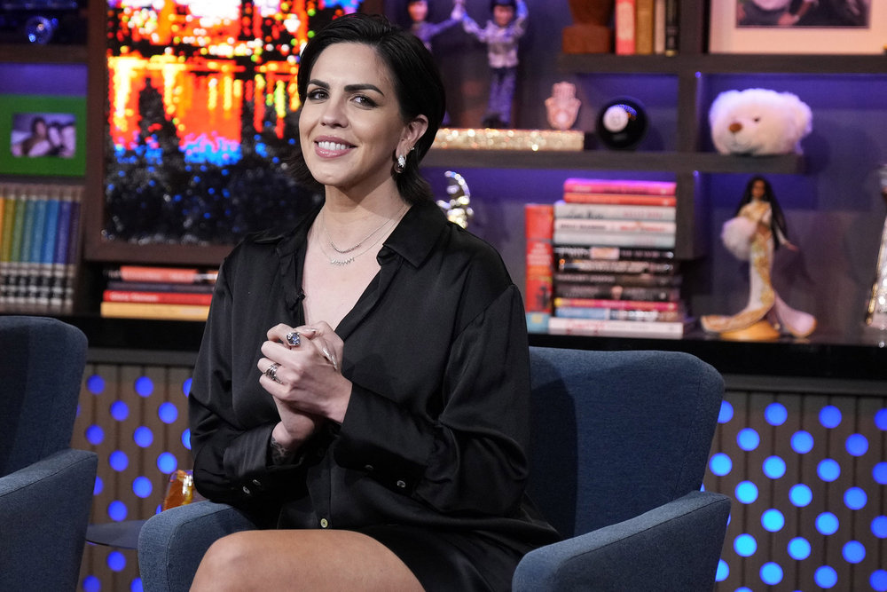 La star de Vanderpump Rules, Katie Maloney, dans WWHL.