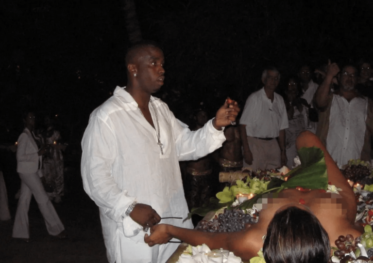 Des photos CHOQUANTES font surface de la soirée WILD de Diddy – Célébrités de premier plan, pièce maîtresse NUDE et soirée INSANE !