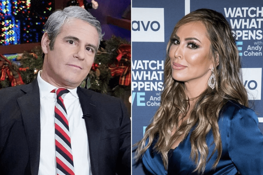 Kelly Dodd et Andy Cohen