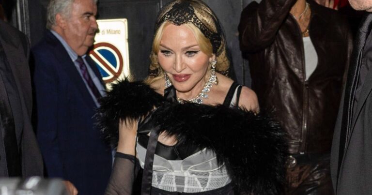 Madonna s'intègre parfaitement sur les photos de «péché et séduction»