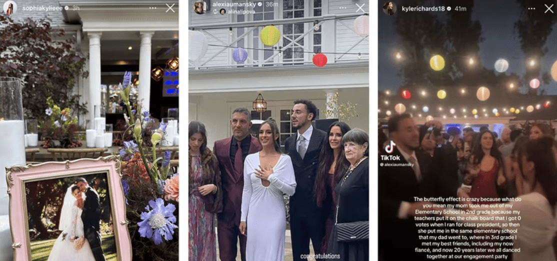 La fête de fiançailles d'Alexia Umansky