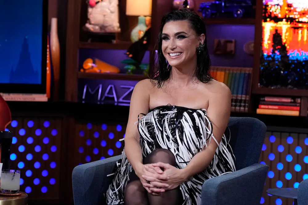 RHOSLC Star Bronwyn Newport sur WWHL 