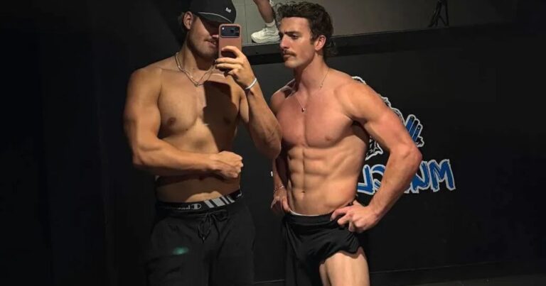 Les abdos et les jambes de Benson Boone appartiennent au Louvre dans une nouvelle photo de gym torse nu