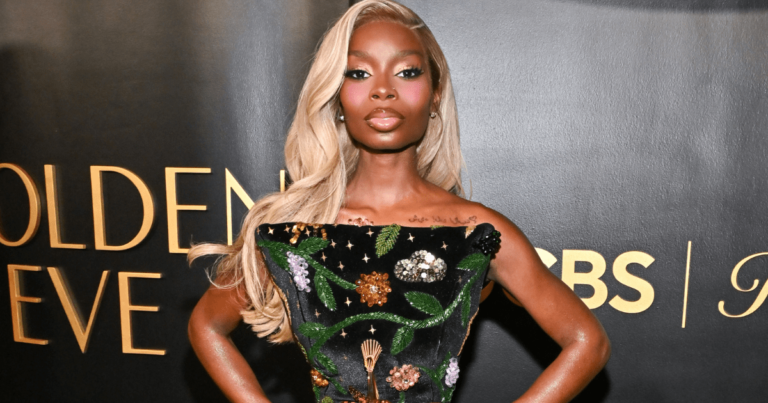 La robe transparente Sevon Dejana d'Olandria Carthen est en effet une mini-robe