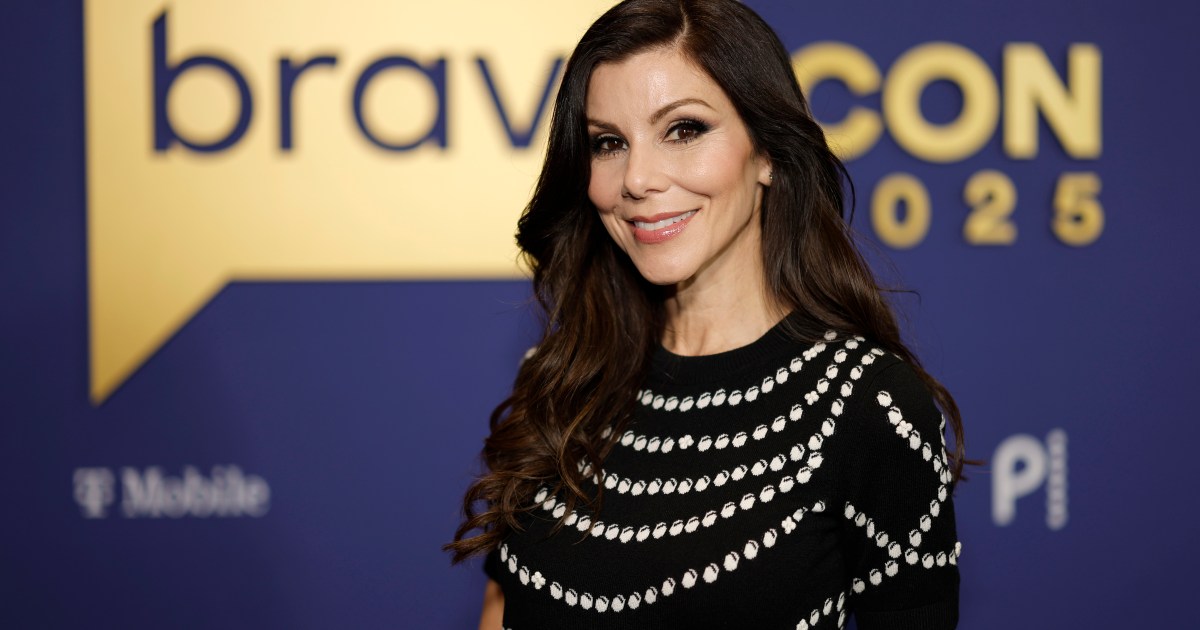 Heather Dubrow du RHOC a repéré le tournage de la saison 20, mais qui est avec elle ?