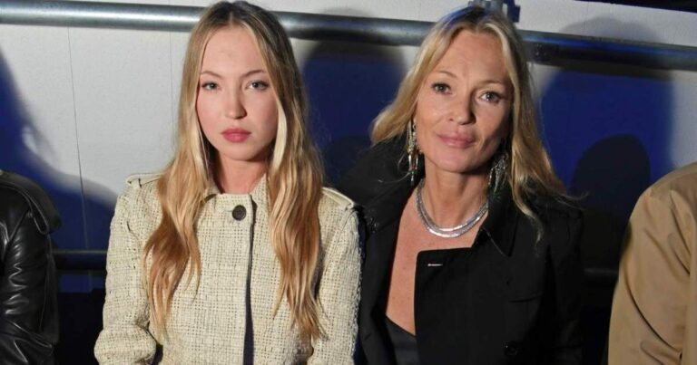 Kate Moss profite d'un joli rendez-vous avec sa fille Lila au défilé Burberry LFW
