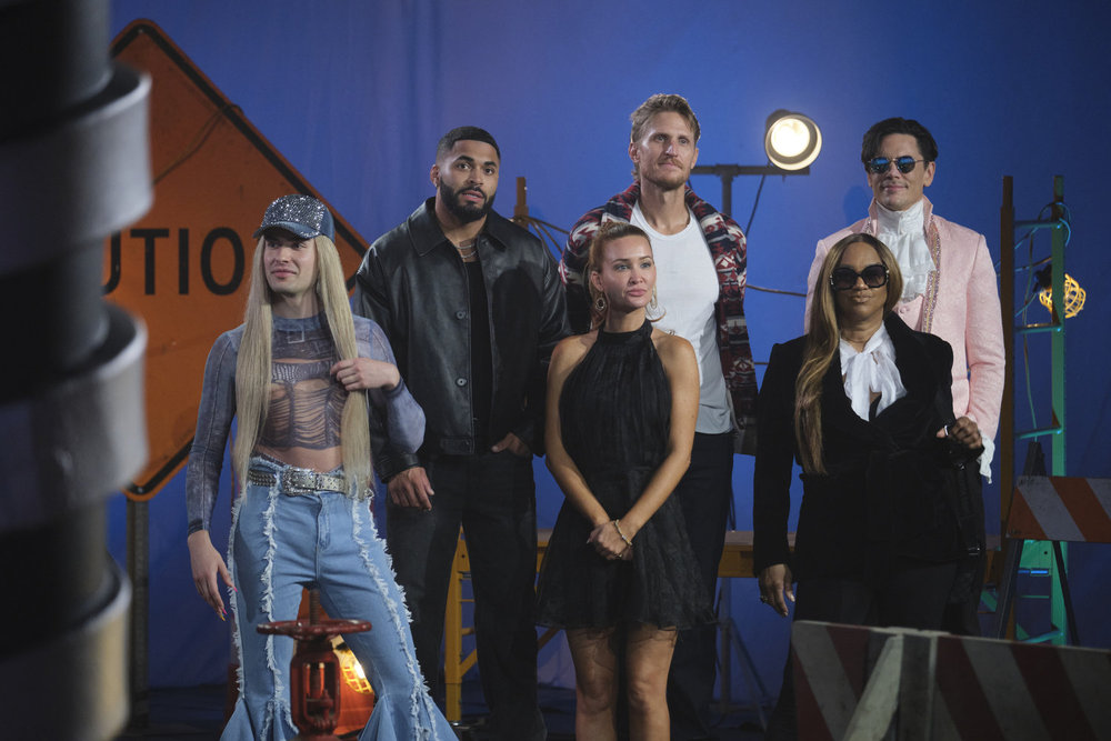 Johnny Middlebrooks, Christine Quinn, Tyson Apostol, Jackie Christie et Tom Sandoval dans la finale de la saison 3 de House of Villains 