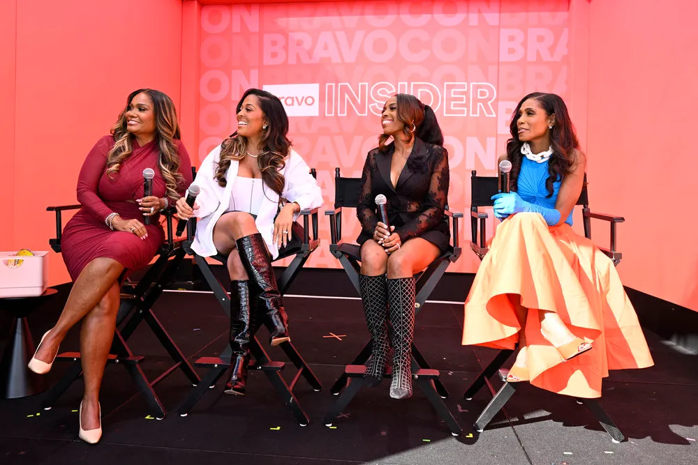 Dr Heavenly Kimes, Toya Bush-Harris, Dr Simone Whitmore et Dr Jackie Walters au Caesars Forum à Las Vegas, Nevada, le dimanche 16 novembre.