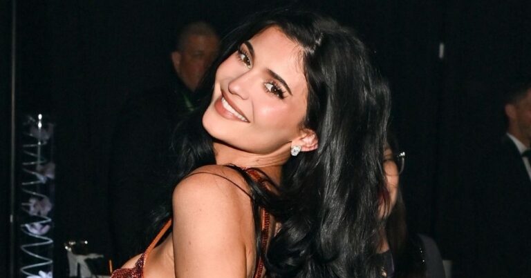 La robe de Kylie Jenner ne pourrait pas être plus transparente pour le magazine Puss Puss